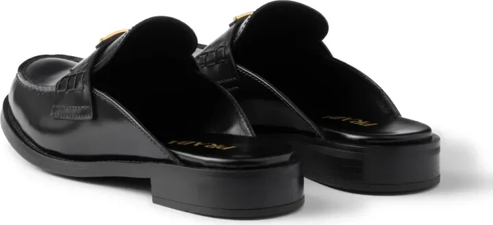 Brushed Leather Mules - Image 3