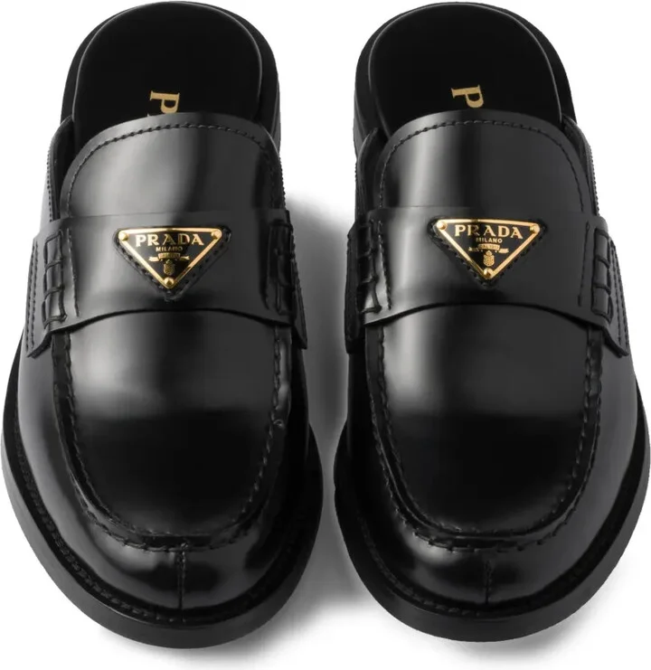 Brushed Leather Mules - Image 4
