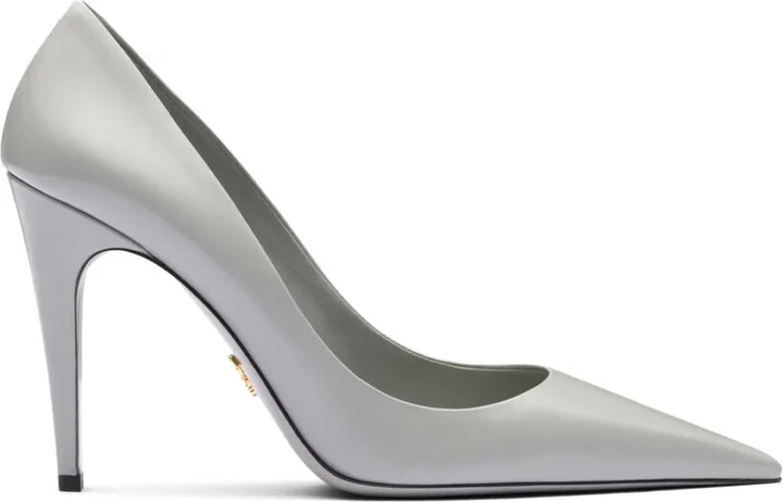 Brushed Leather Pumps