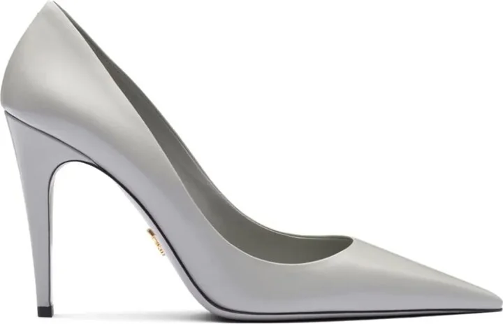 Brushed Leather Pumps