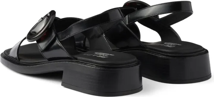 Brushed Leather Sandals - Image 3