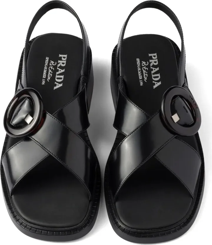 Brushed Leather Sandals - Image 4