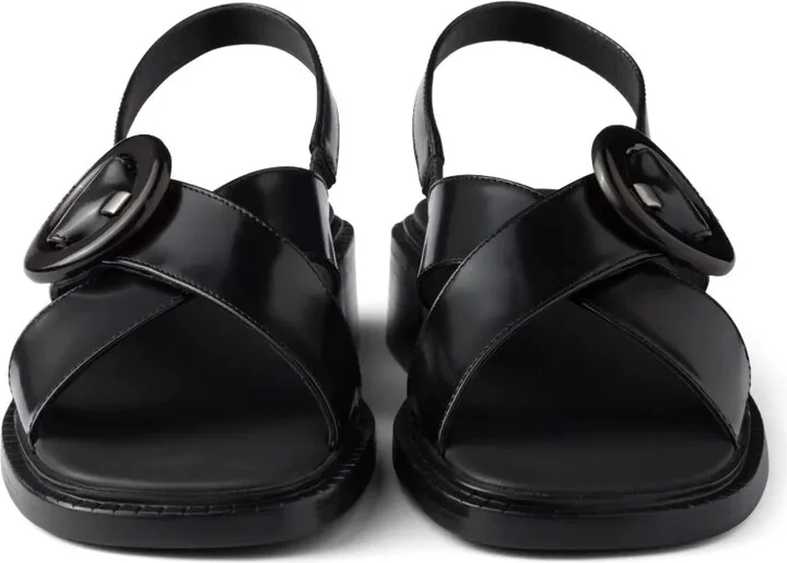 Brushed Leather Sandals - Image 5