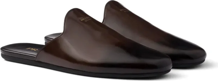 Brushed-Leather Slippers - Image 2