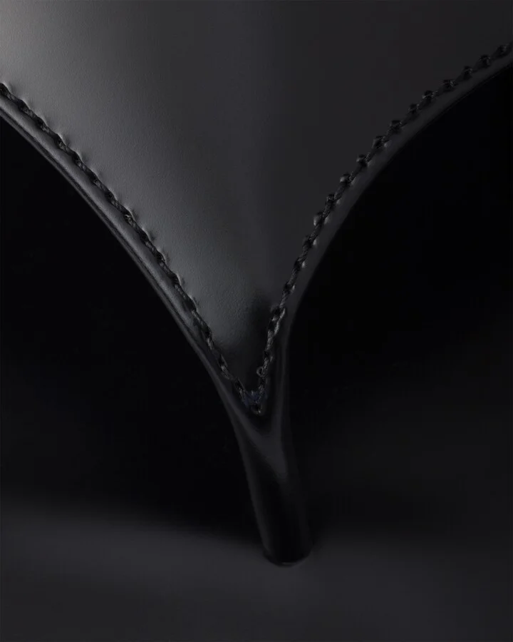 Brushed leather thong sandals - Image 5