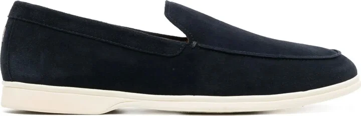Brushed Suede Loafers