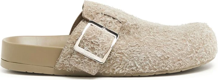 Brushed suede mules - Image 2