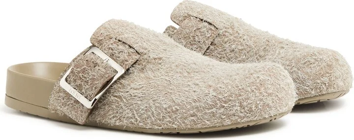 Brushed suede mules - Image 3