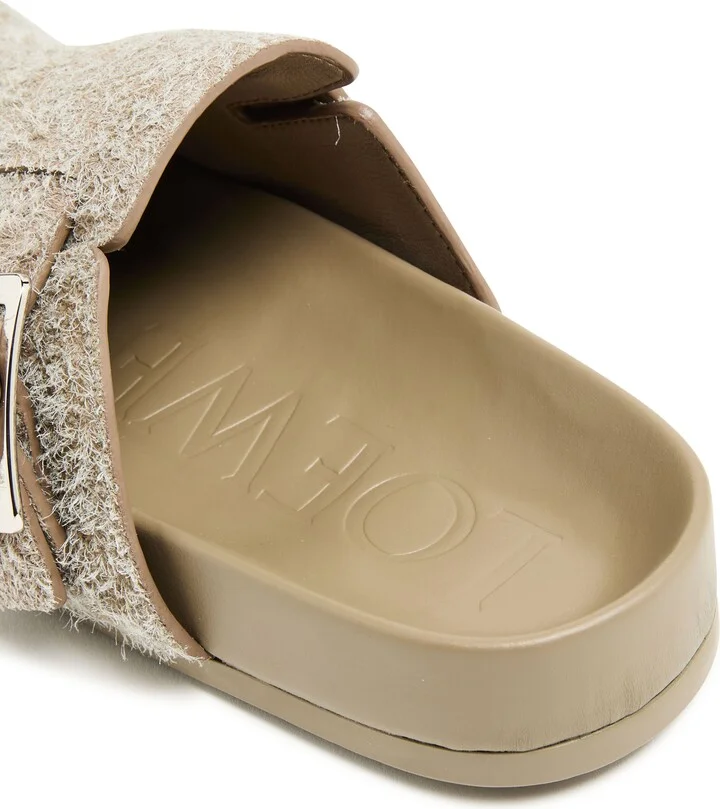 Brushed suede mules - Image 7