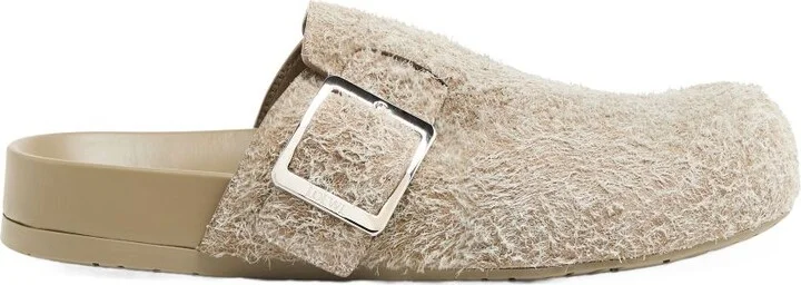 Brushed suede mules - Image 9