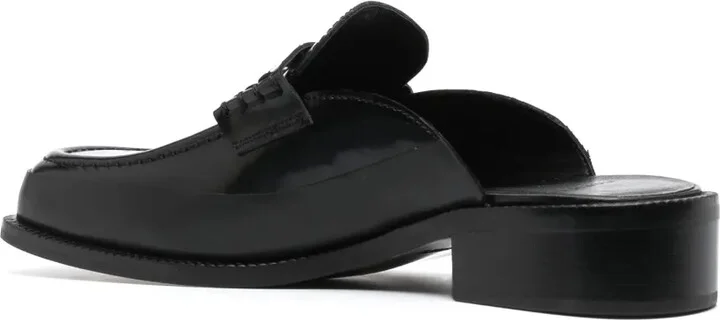 Brutalist slip-on leather loafers - Image 3