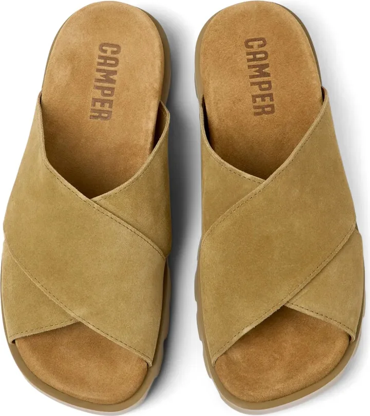 Brutus cross-strap suede slides - Image 3