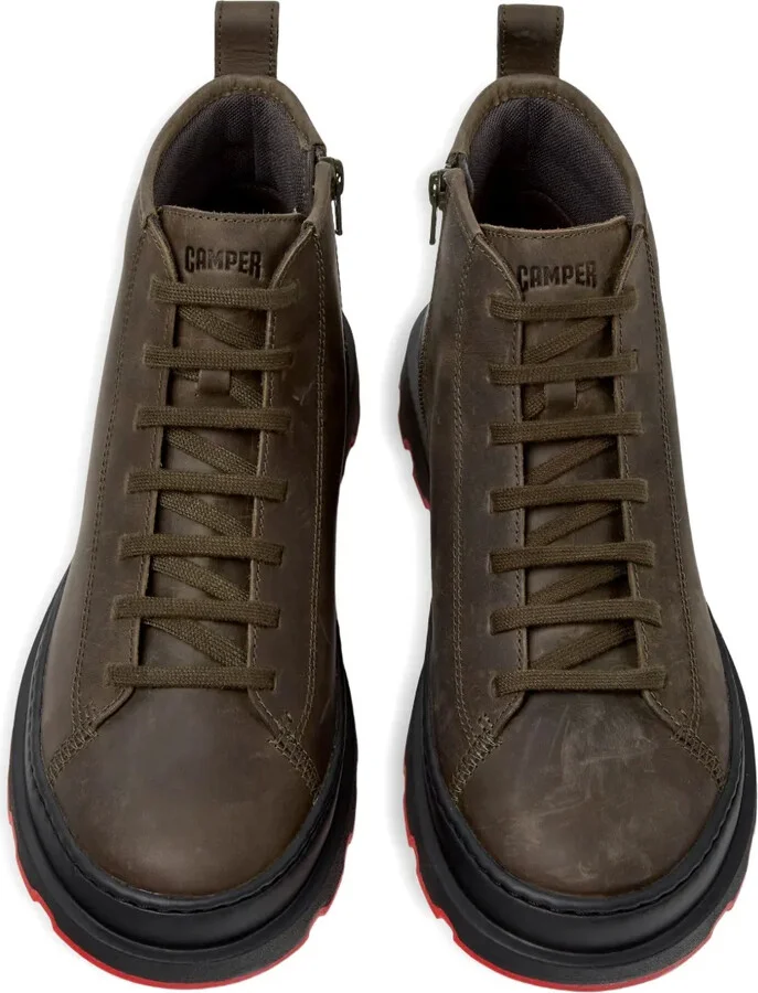 Brutus lace-up leather biker boots - Image 4