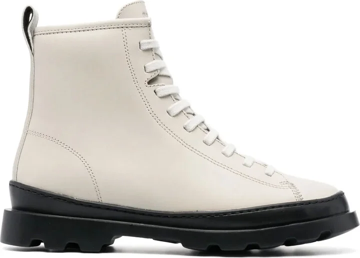 Brutus lace-up leather boots
