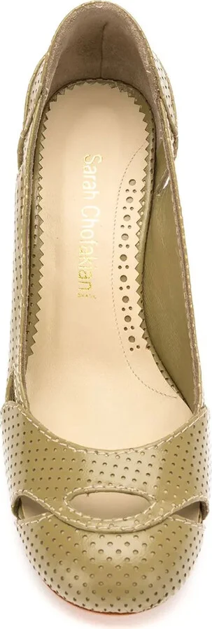 Bruxelas perforated leather pumps - Image 4