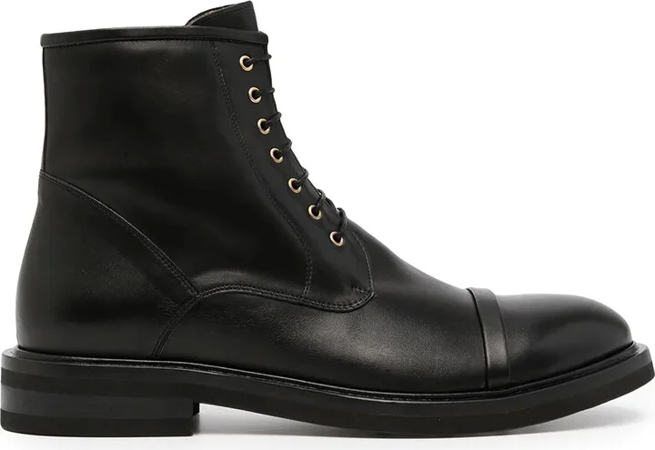 Bryce leather lace-up boots