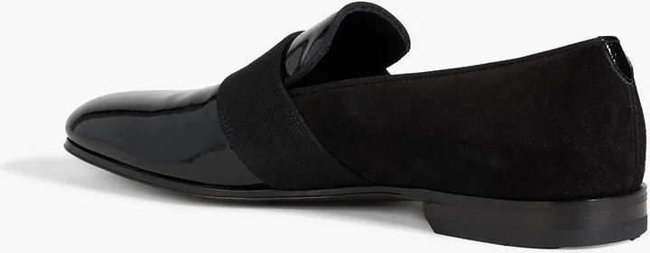 Bryden suede and patent-leather loafers - Image 3
