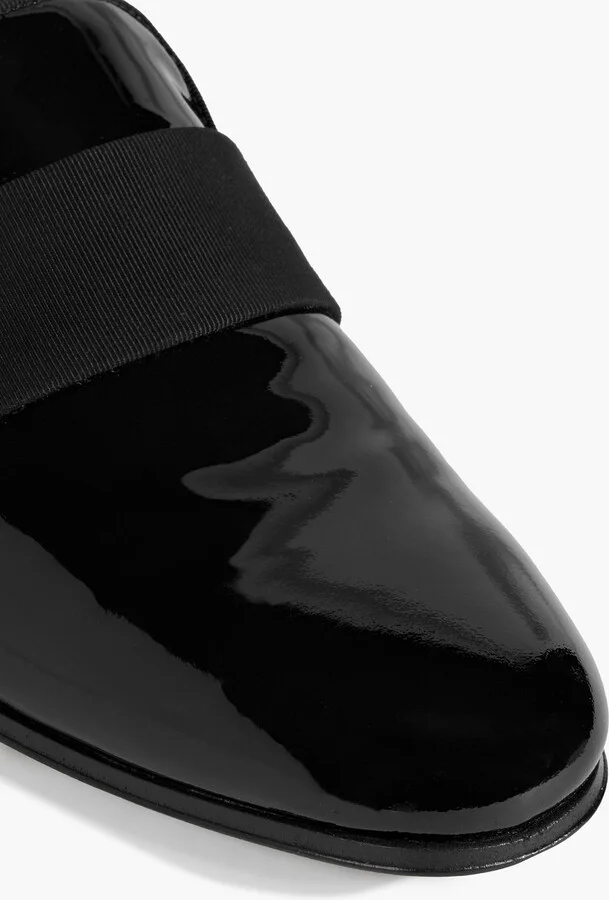 Bryden suede and patent-leather loafers - Image 4