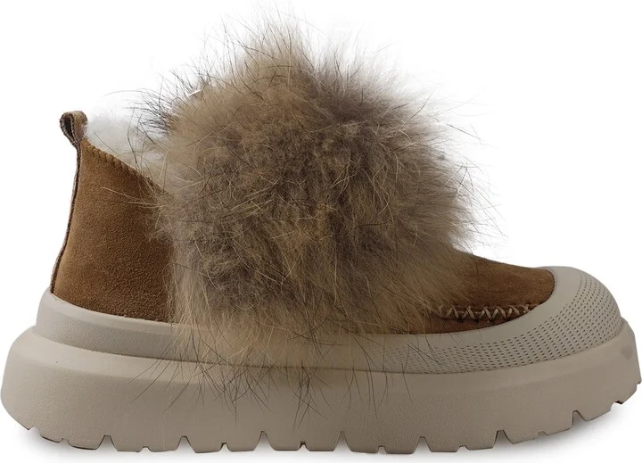 Bryn Faux Fur Lug Sole Bootie - Image 3