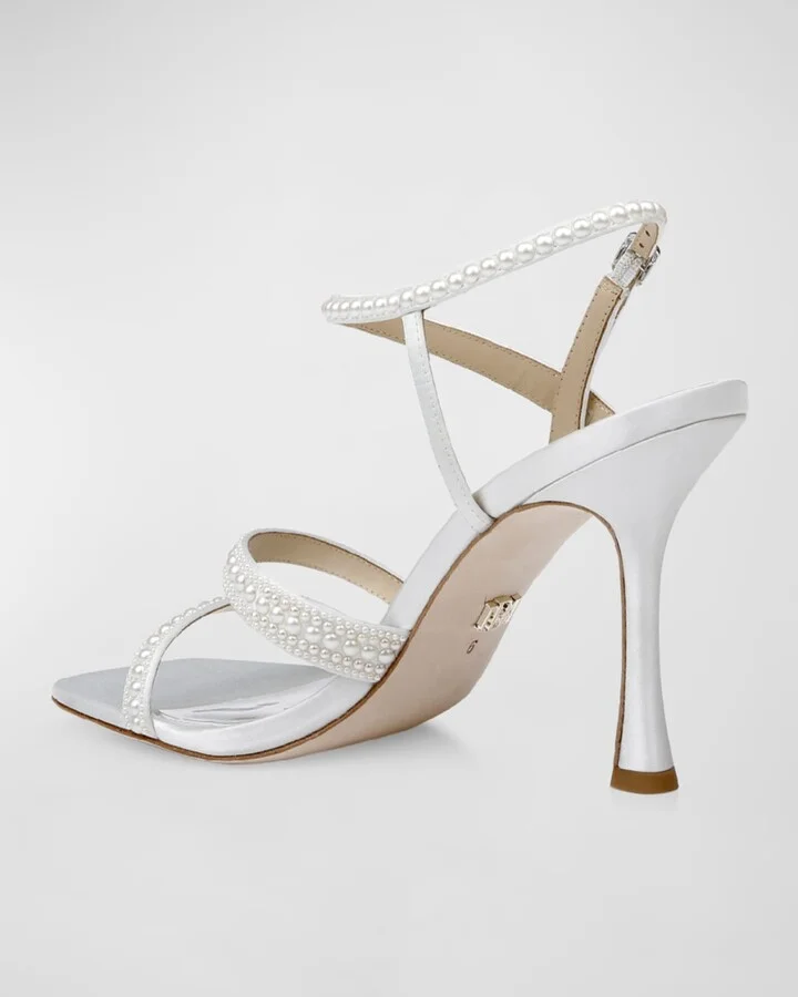 Brynlee Pearly Silk Ankle-Strap Sandals - Image 8