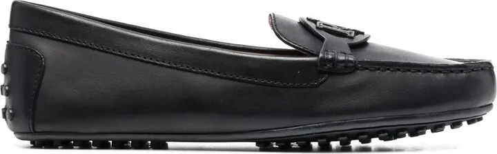 Brynn logo patch loafers