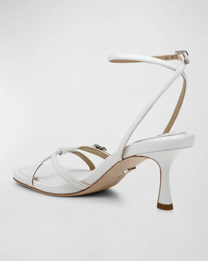 Brynna Metallic Ankle-Strap Sandals - Image 7