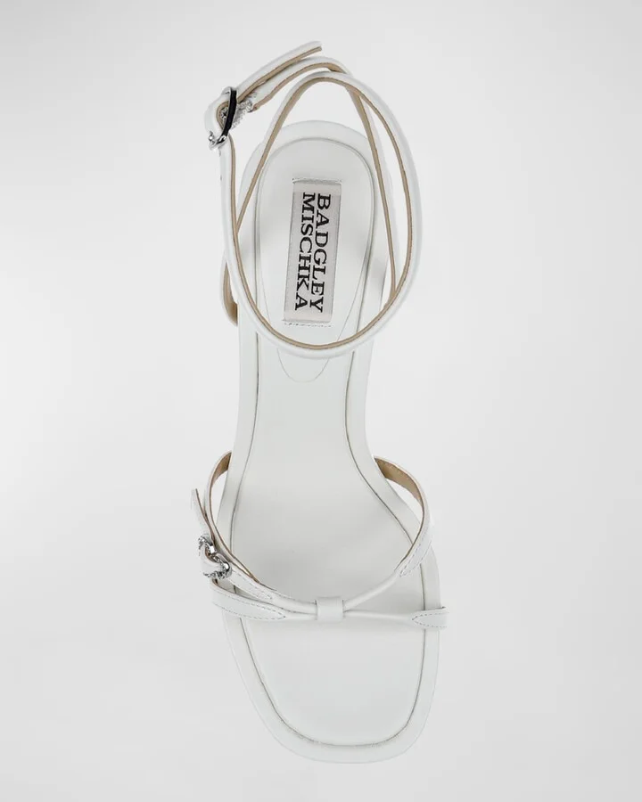 Brynna Metallic Ankle-Strap Sandals - Image 9
