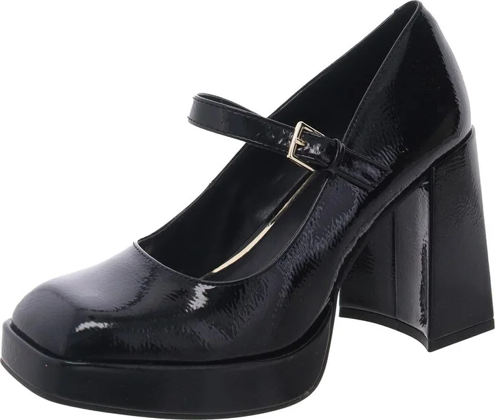 Brynne Womens Glitter Manmade Platform Heels