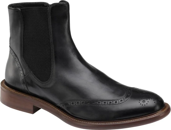 Bryson In Black Dip-Dyed Italian Calfskin