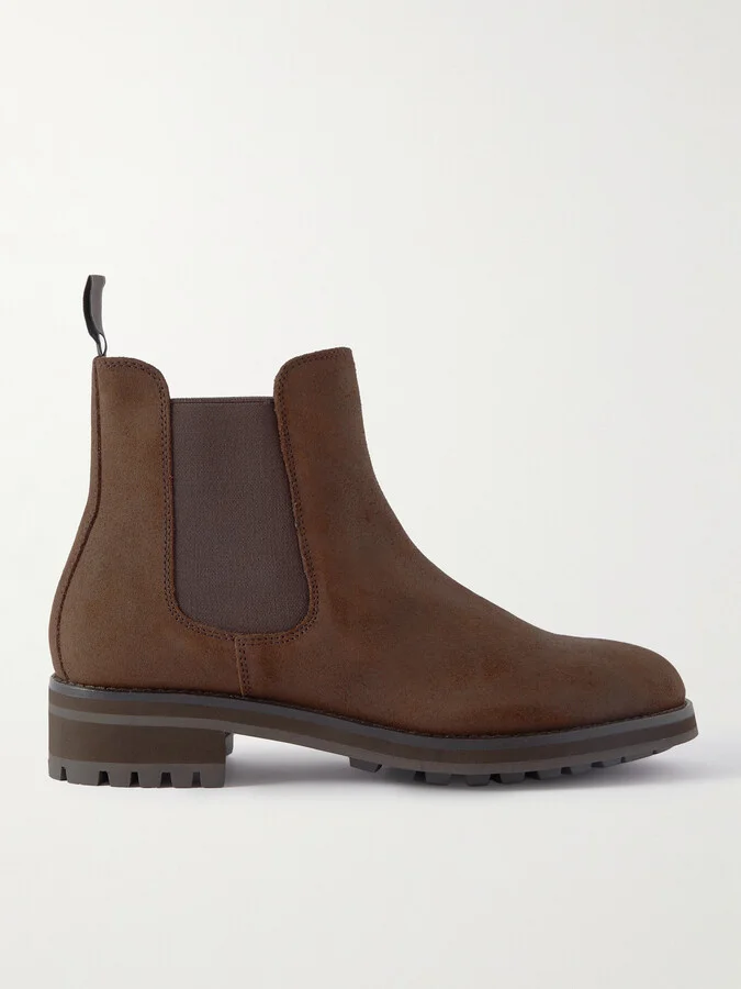 Bryson Oiled-Suede Chelsea Boots
