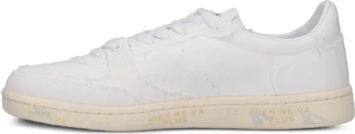BSKT Clayd frayed-detail sneakers - Image 4