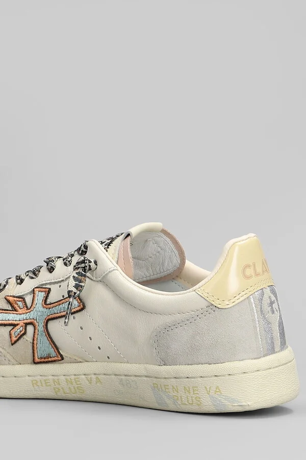 Bskt Clayd Sneakers In Beige Leather - Image 5