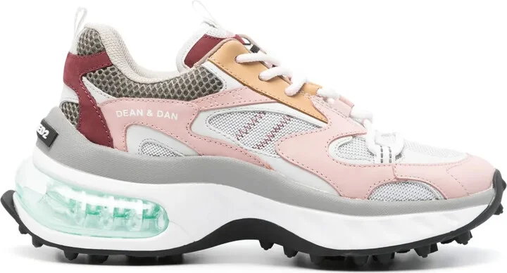 Bubble panelled chunky sneakers