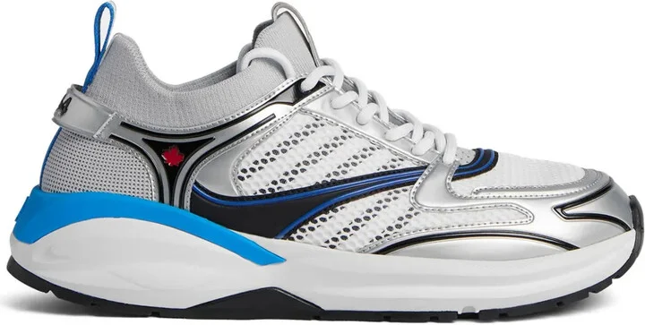 Bubble panelled sneakers