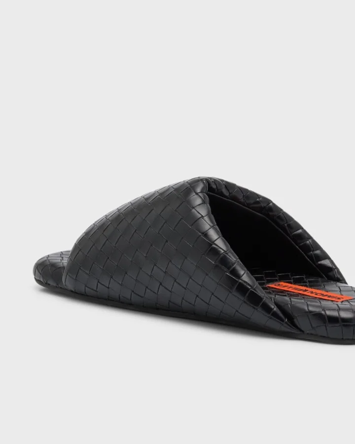 Bubble Vegan Woven Slide Sandals - Image 3