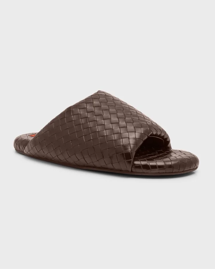 Bubble Vegan Woven Slide Sandals - Image 7