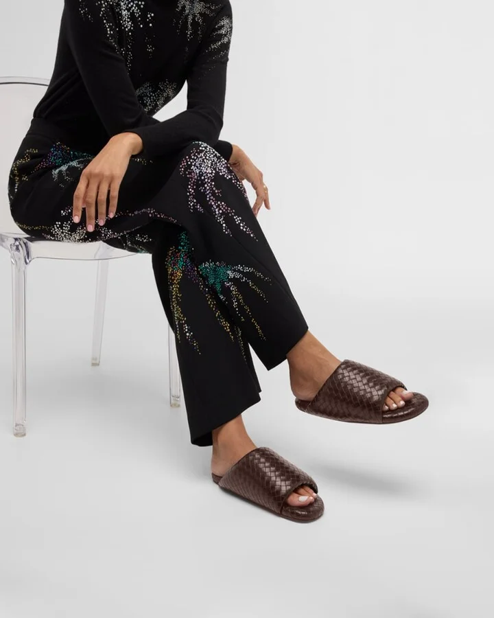 Bubble Vegan Woven Slide Sandals - Image 8