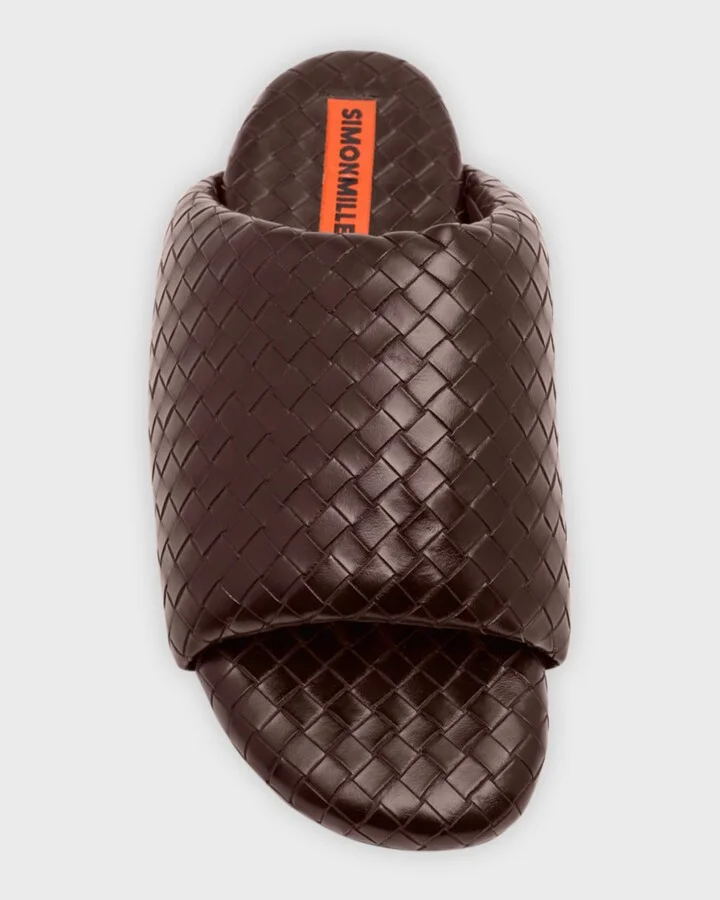 Bubble Vegan Woven Slide Sandals - Image 9