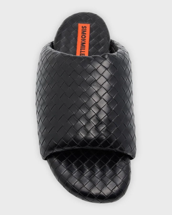 Bubble Vegan Woven Slide Sandals - Image 11
