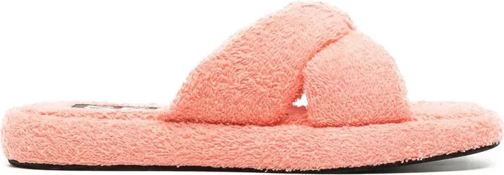Bubbles terry-cloth effect sandals