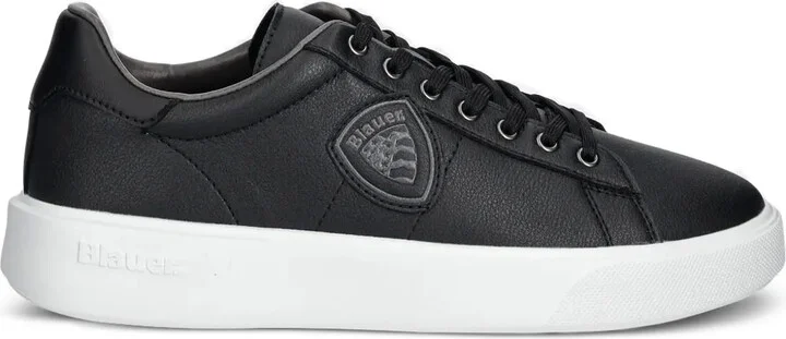 Buck leather sneakers
