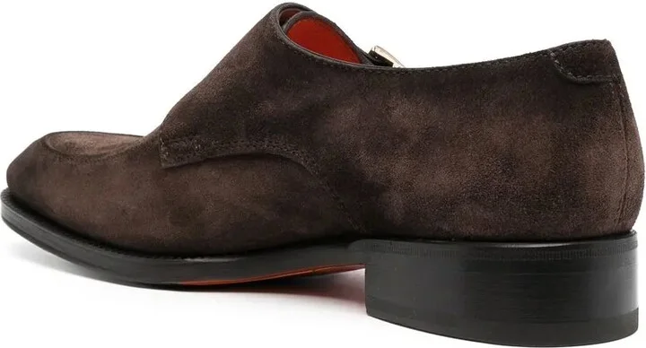 Bucked Suede Monk Shoes - Image 3