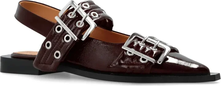 Buckle Ballerina Shoes - Image 4