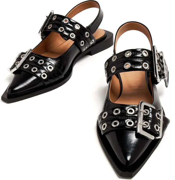 Buckle Ballet Pumps - Image 2