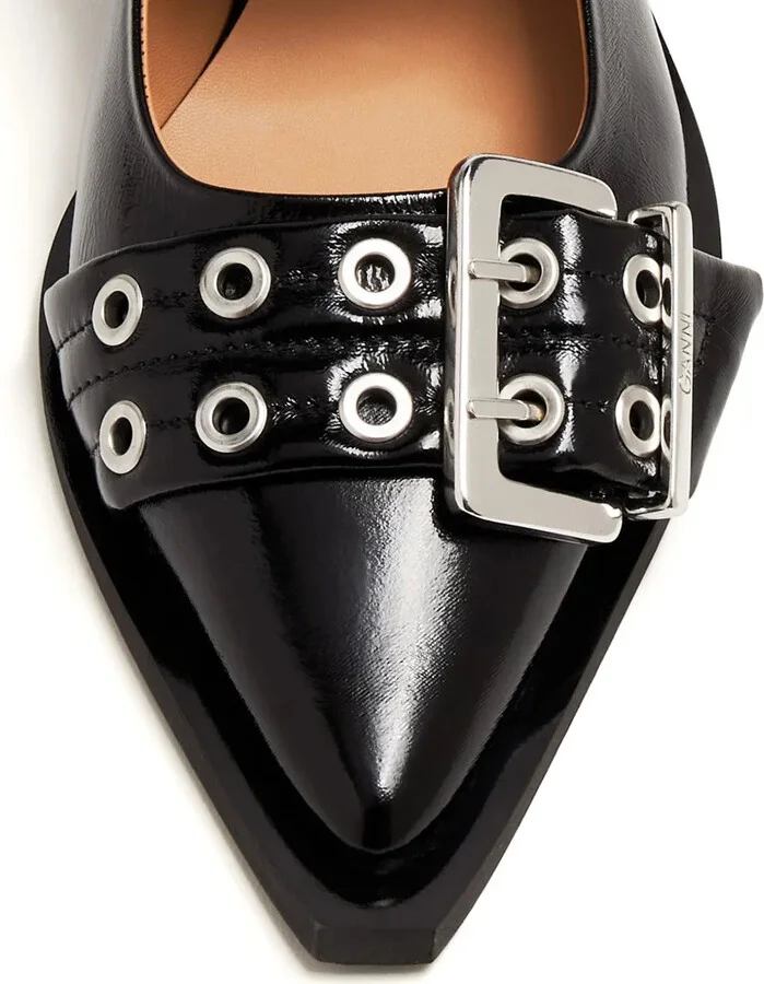 Buckle Ballet Pumps - Image 4