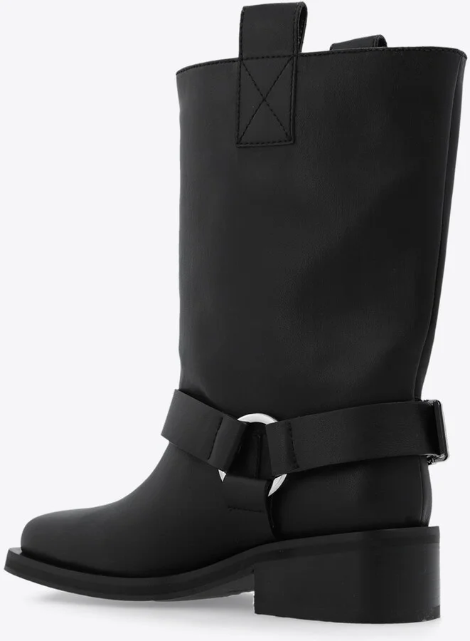 Buckle Biker Boots - Image 2