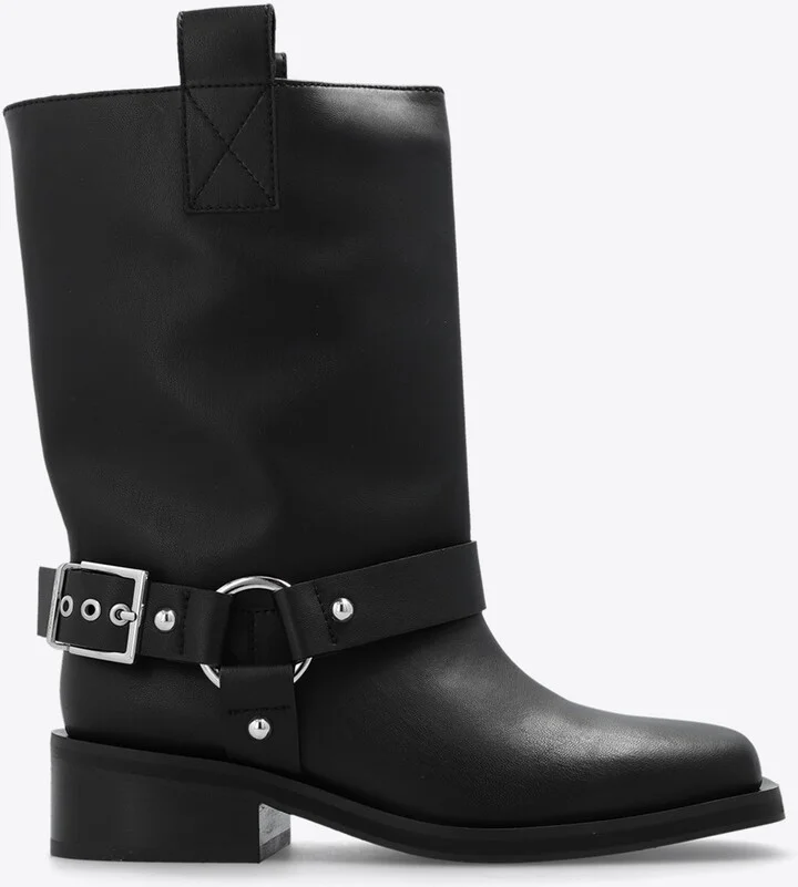 Buckle Biker Boots