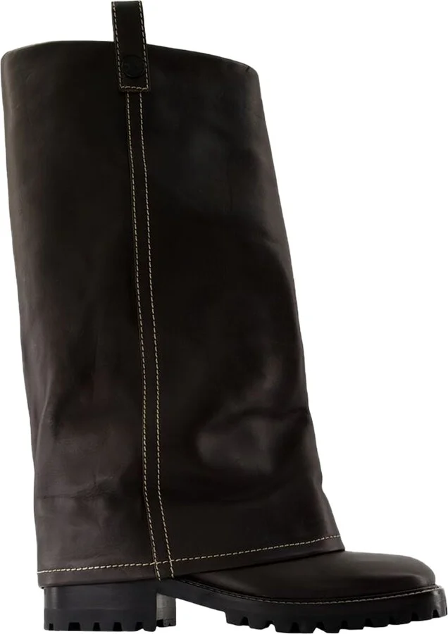 Buckle boots - Acne Studios - Leather - Brown