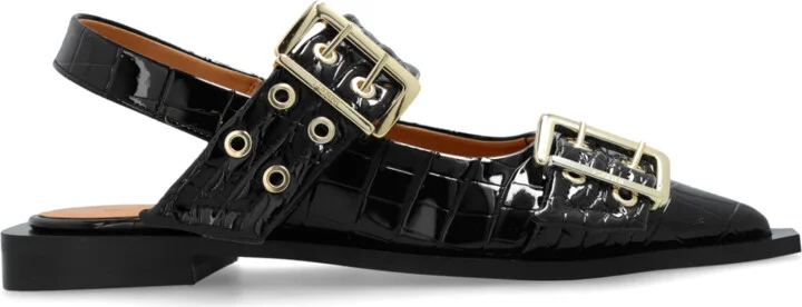 Buckle Boots, , - Black
