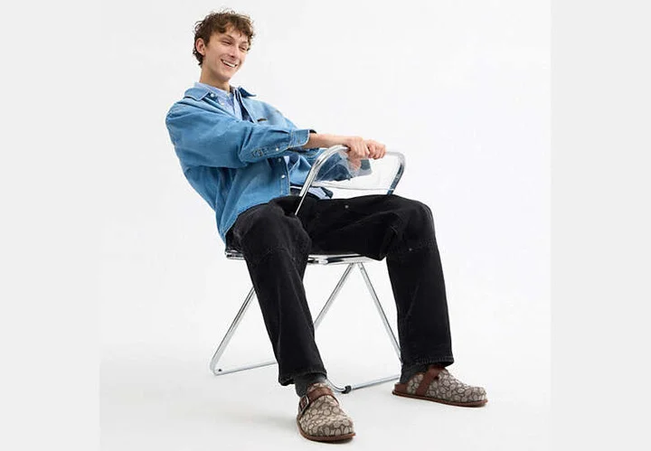 Buckle Clog In Signature Jacquard - Image 5